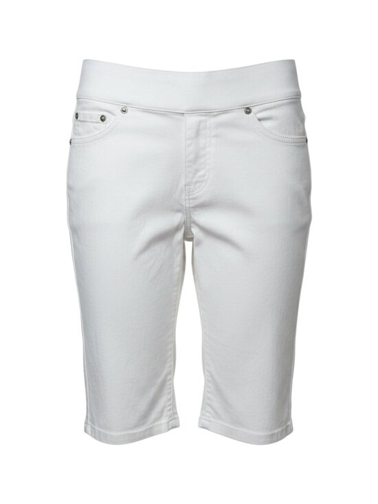 Simply Vera Vera Wang Pants - Simply Vera Vera Wang Women's Simply Vera White Bermuda Shorts M